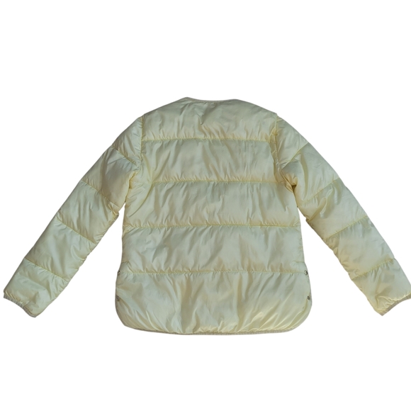 Like New Mango Light Yellow Puffer Jacket Size S - Picture 7 of 13